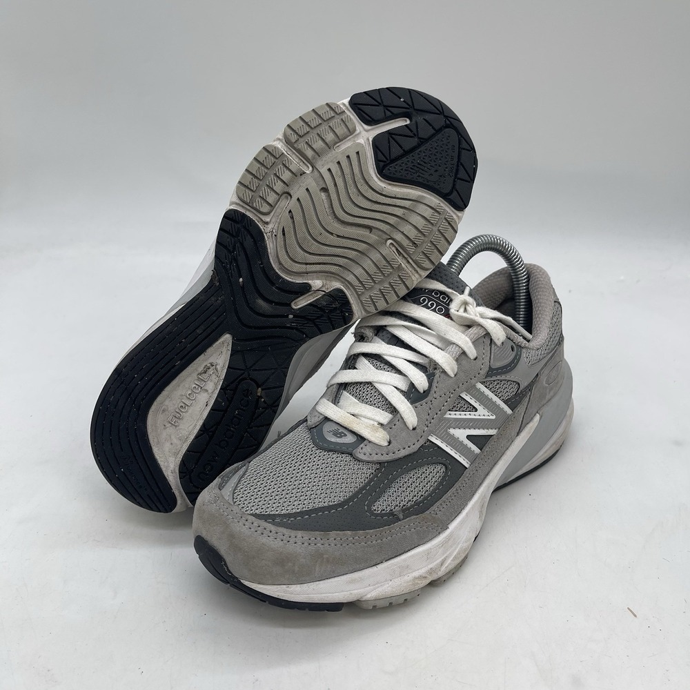 New Balance 990 Shoes Womens 6 B Gray Running Cushioned Sneakers W990GL6